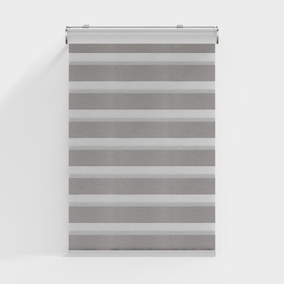 Striped Blinds 3D Model Design