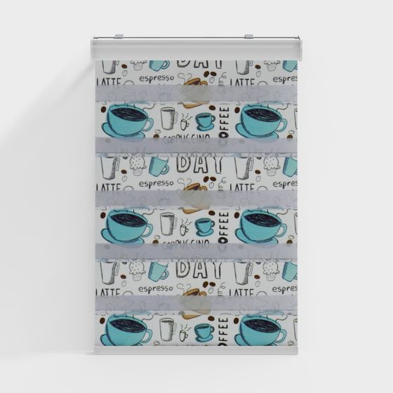 Low-Poly Coffee-Themed 3D Model