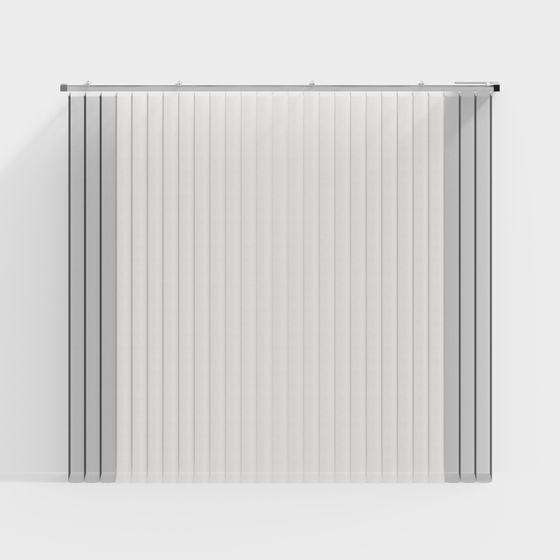 Vertical Blinds 3D Model for Modern Design