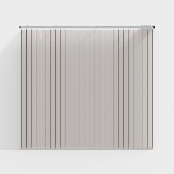 Stylish Vertical Blinds 3D model for Modern Interiors