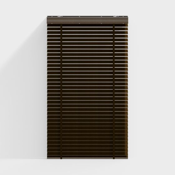 Elegant Wooden Shutter 3D model