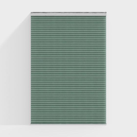 Elegant Low-Polygon Green Shutter 3D model