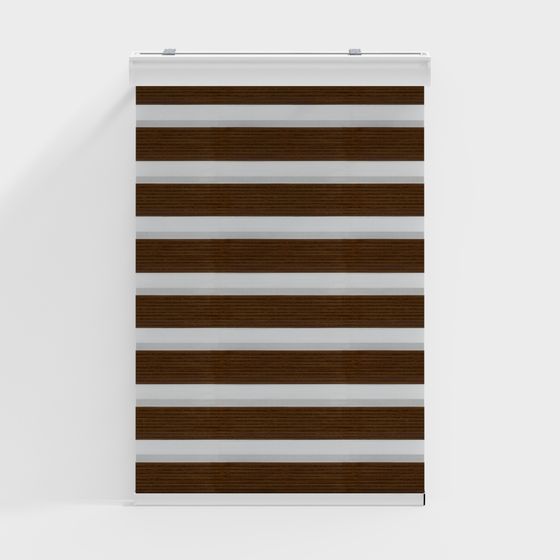 Stunning Striped Blinds 3D model for Modern Design