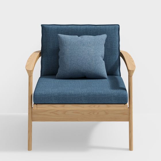 Cozy Lounge Chair 3D model