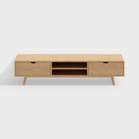 Modern Minimalist TV Stand 3D model