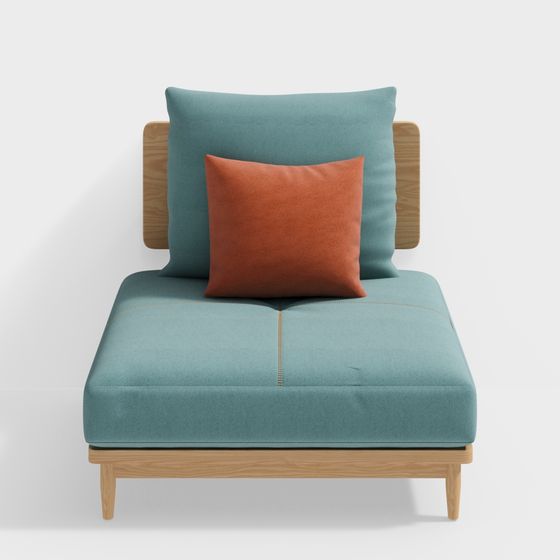 Chic Low-Polygon Chair 3D model for Contemporary Spaces