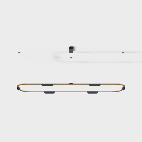 Suspended Linear Light 3D model