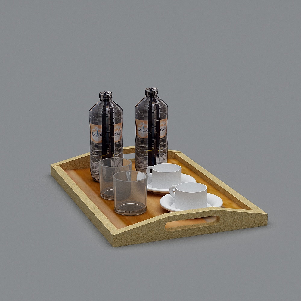 Vassoio per caffè in camera d'hotel