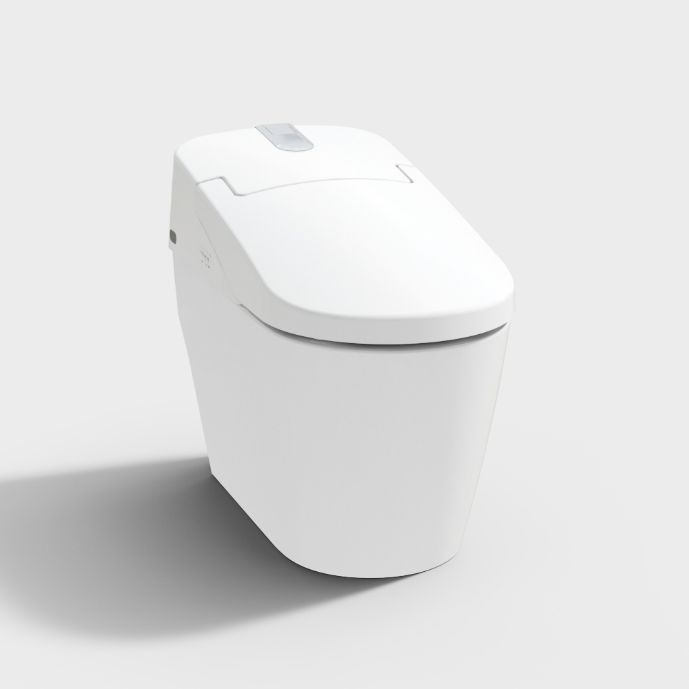 Modern Smart Toilet 3D model