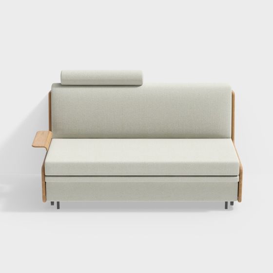 拼裝沙發床-1620型-雪峰白