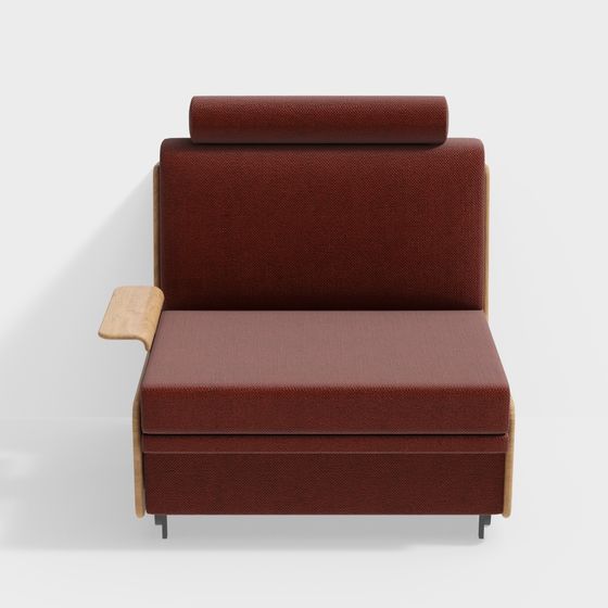 Sofa giường khối xây dựng - Phong cách 920 - Đỏ retro