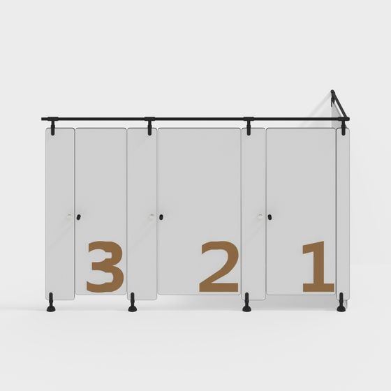 City Stop Low-Poly 3D Model