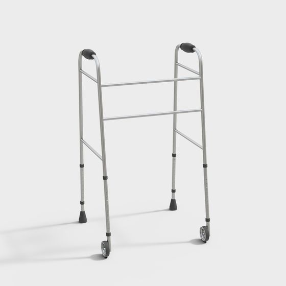 Stylish Wheelchair Assistance Walker 3D model