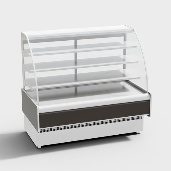 Modern Minimalist Display Cabinet 3D model