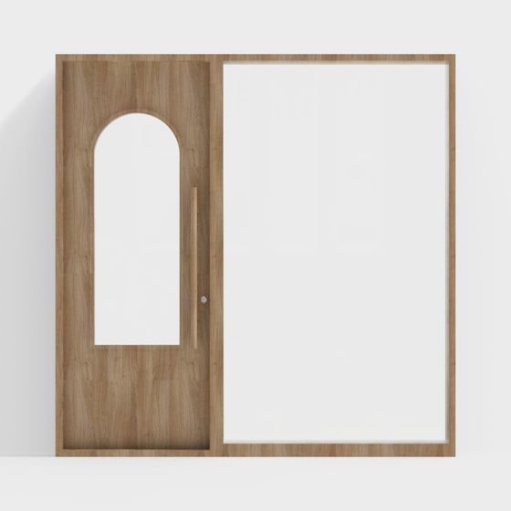 Arched Door 3D model for Modern and Classical Design