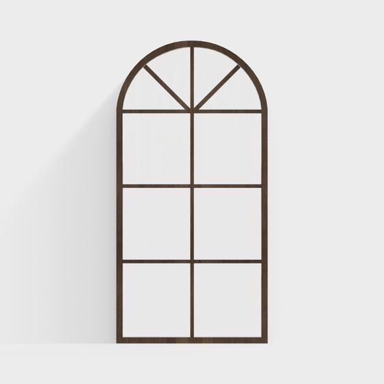 Arched Window 3D model for Creative Spaces