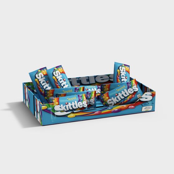 Snack - Bonbons arc-en-ciel bleus