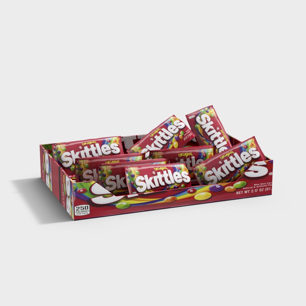 Snack - red iridescent candy