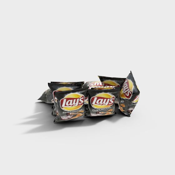 Lay's Barbecue Chips 3D model