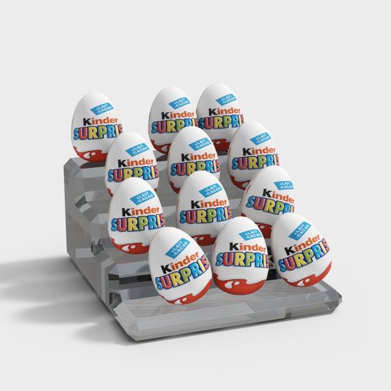 Kinder Surprise 3D Model – A Delightful Design