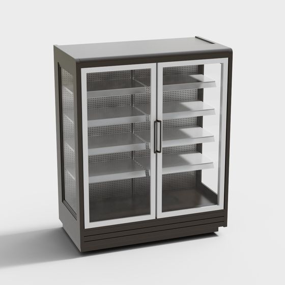 Contemporary Display Cabinet 3D model for Creative Projects