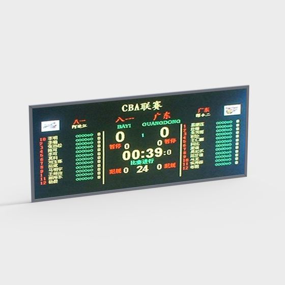 Basketball Scoreboard 3D model