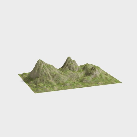 Mountain Majesty 3D model