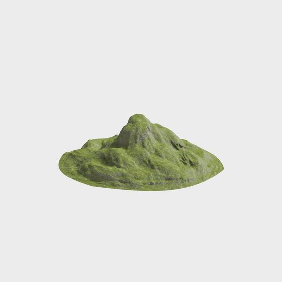 Grass Hill 3D Model