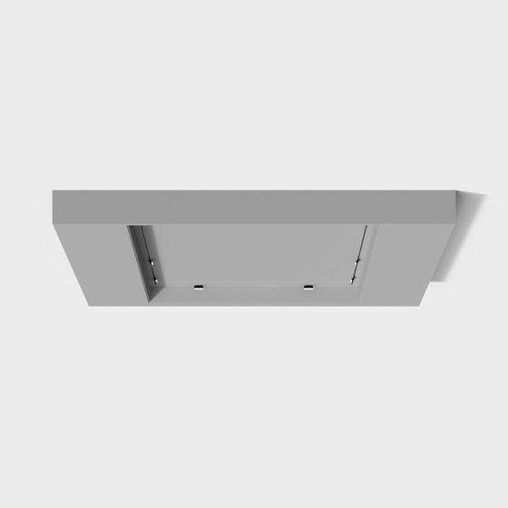 Minimalist Ceiling Recessed Light Fixture 3D model