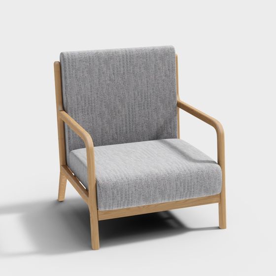 Cozy Lounge Chair 3D model