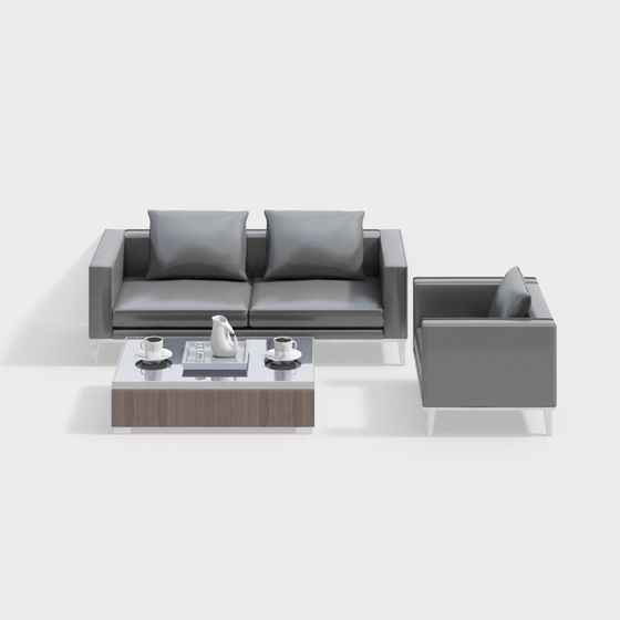 Urban Living Room Suite 3D model