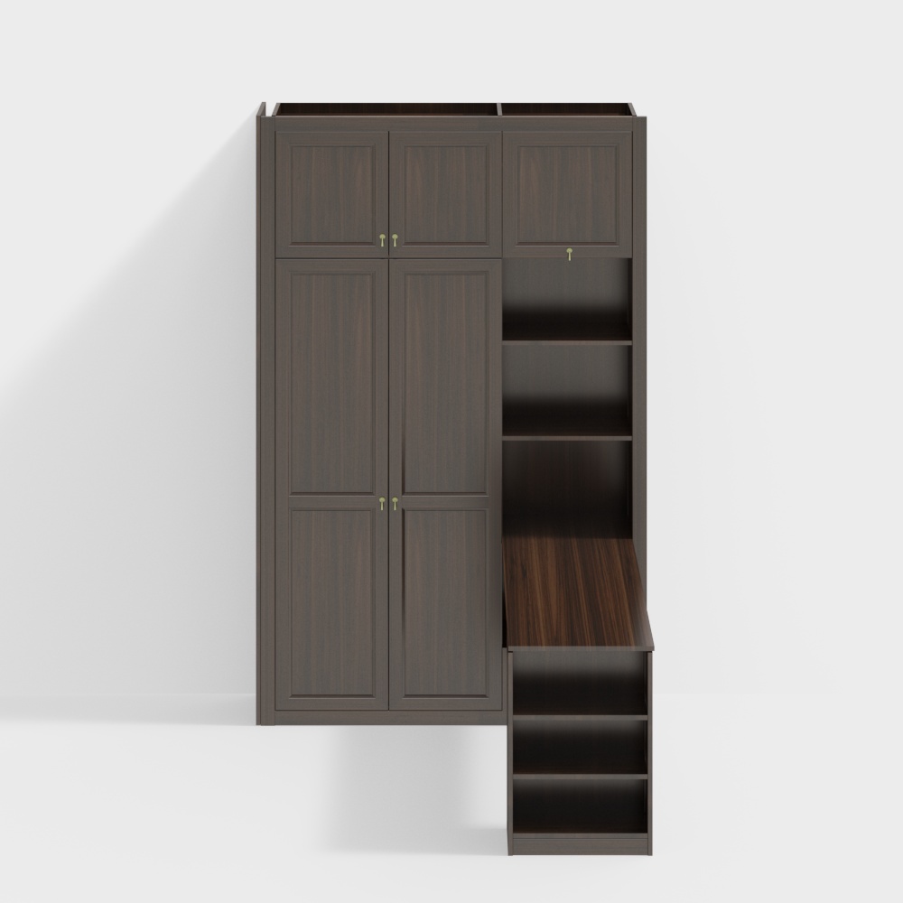 Bookcase and desk in son’s room