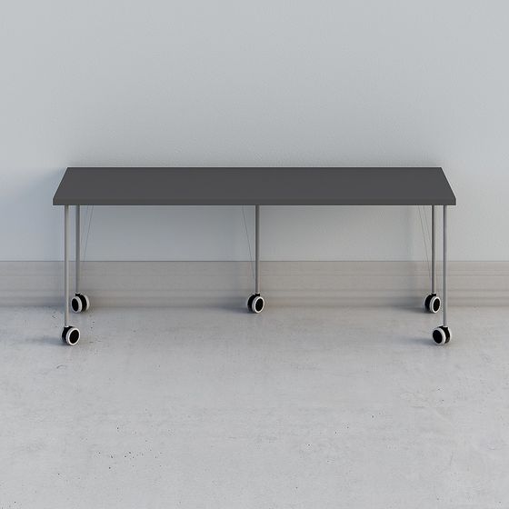 Modern Mobile Office Desk 3D model