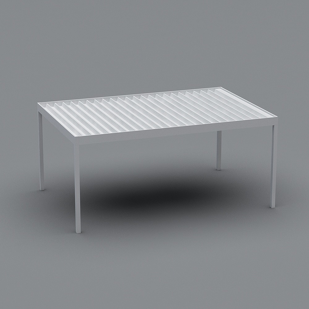 Minimalist Dining Table 3D model