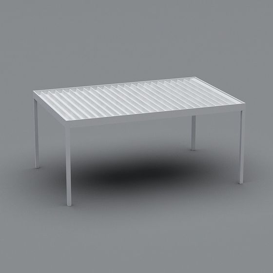 Minimalist Dining Table 3D model