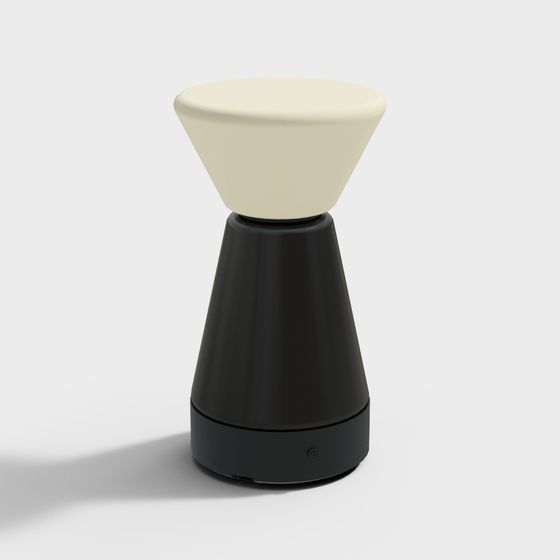 Elegant Conical Lamp Stand 3D Model for Modern Spaces