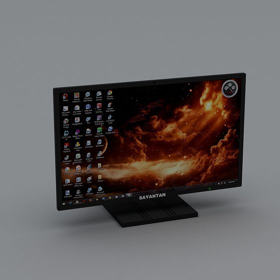 Sayantan Monitor 3D model for Creative Projects