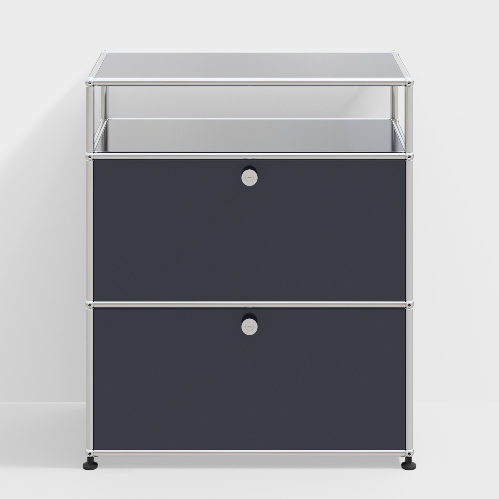 Urban Storage Unit 3D Model – Modern Low-Poly Design