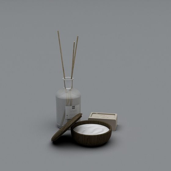 Minimalist Spa Set 3D model