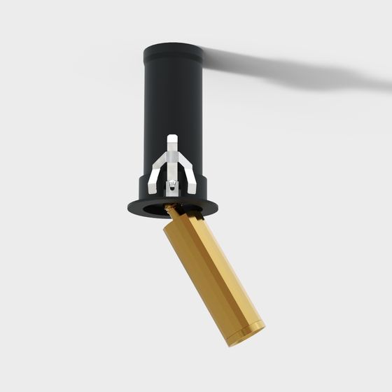Stylish Track Light 3D model for Creative Spaces