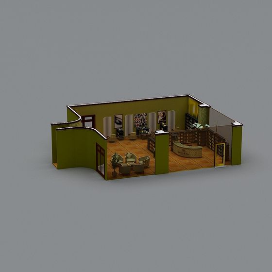 Modern Artistic 3D Model for Creative Interiors