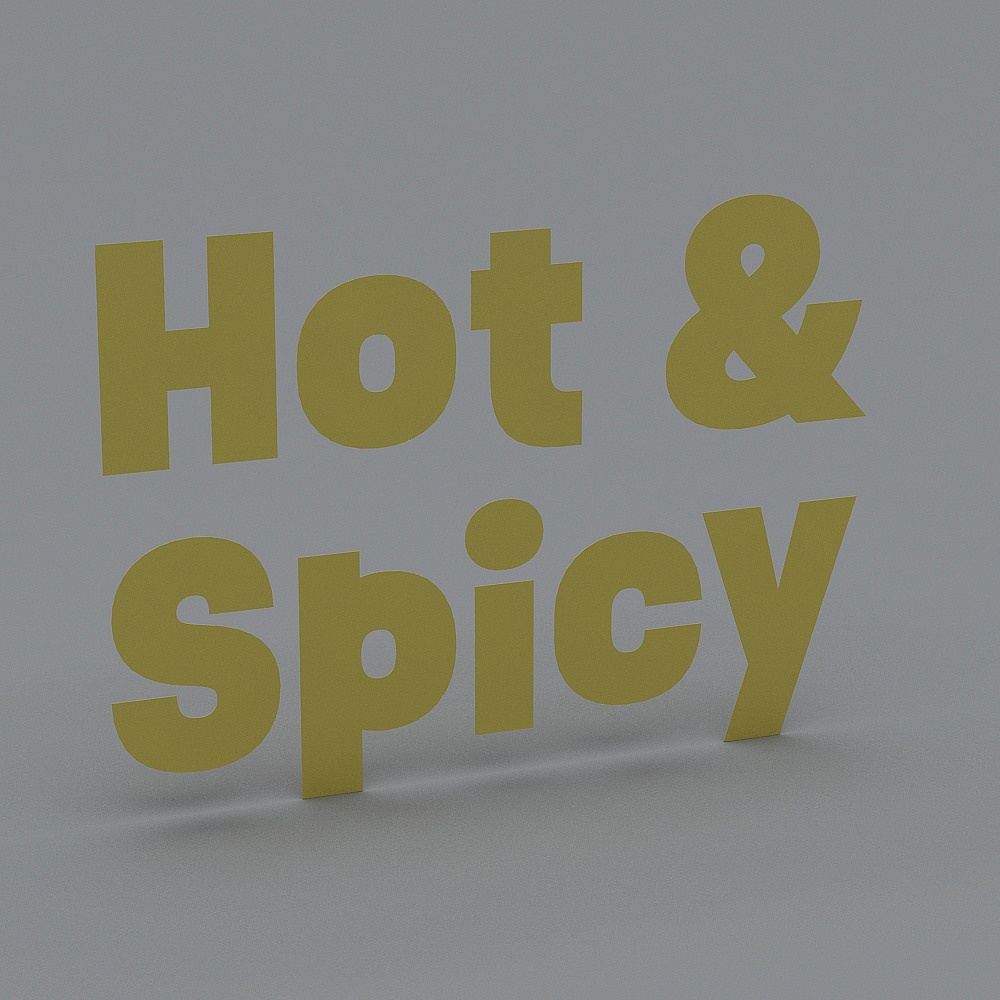 Hot & Spicy 3D Model