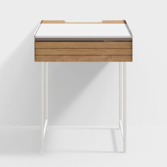 Urban Minimal Desk 3D model for Modern Spaces
