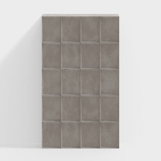 Urban Concrete Wall 3D Model