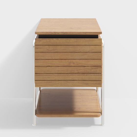 Туалетный стол - боковой шкаф - вишневое дерево