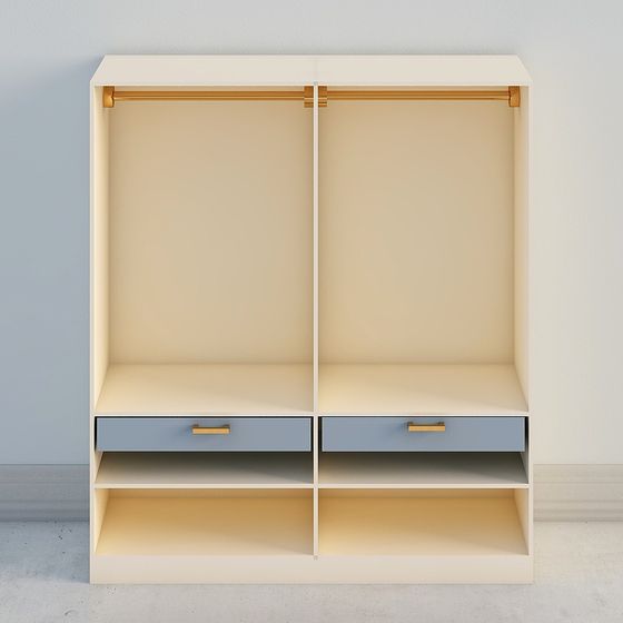 Urban Closet 3D model - Modern Minimalist Design