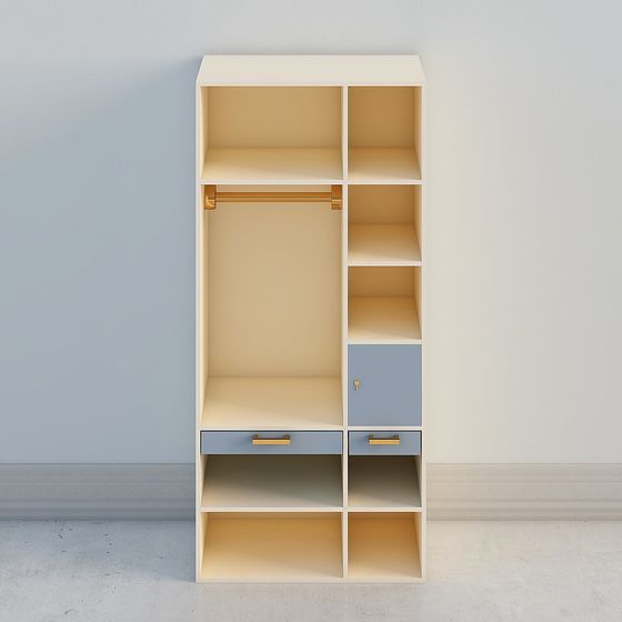 Modern Urban Closet 3D model