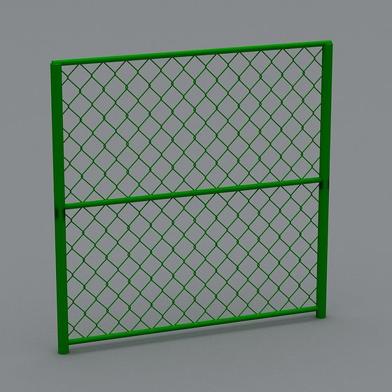 Platform 3D Model in Green Finish