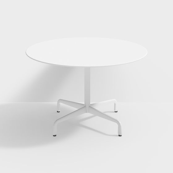 Elegant Round Table 3D model for Contemporary Spaces