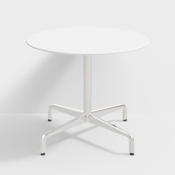 Modern Minimalist Round Table 3D model